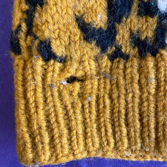 Vintage leopard print Wool Sweater - Picture 4 of 7